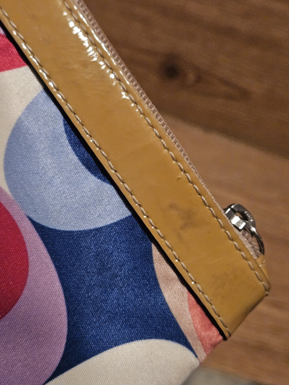 Coach Colorful Scarf Wristlet - Picture 7 of 10